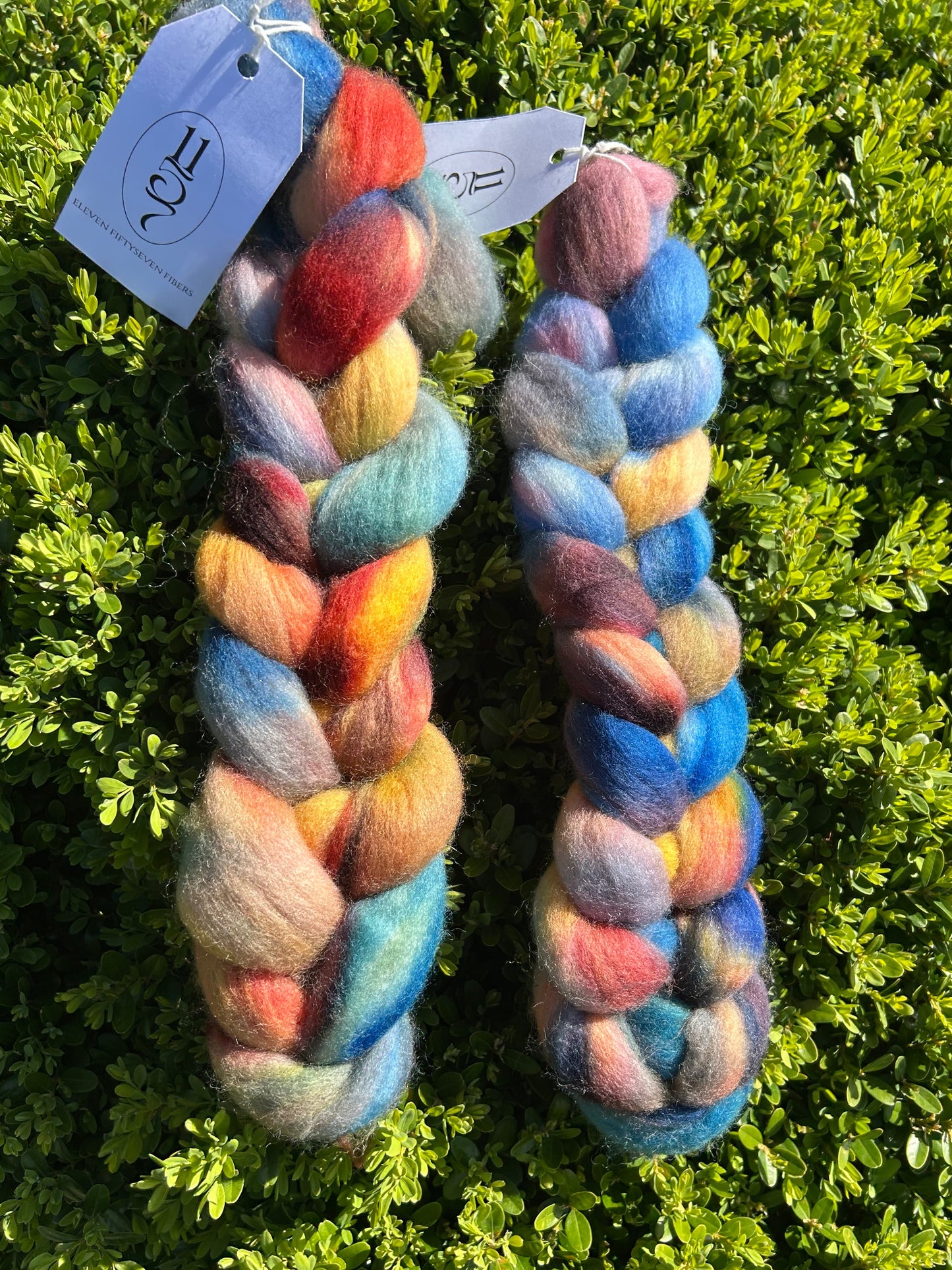 Hand Dyed Merino Wool Roving for Spinning, Felting (50-100g) | Ironsides