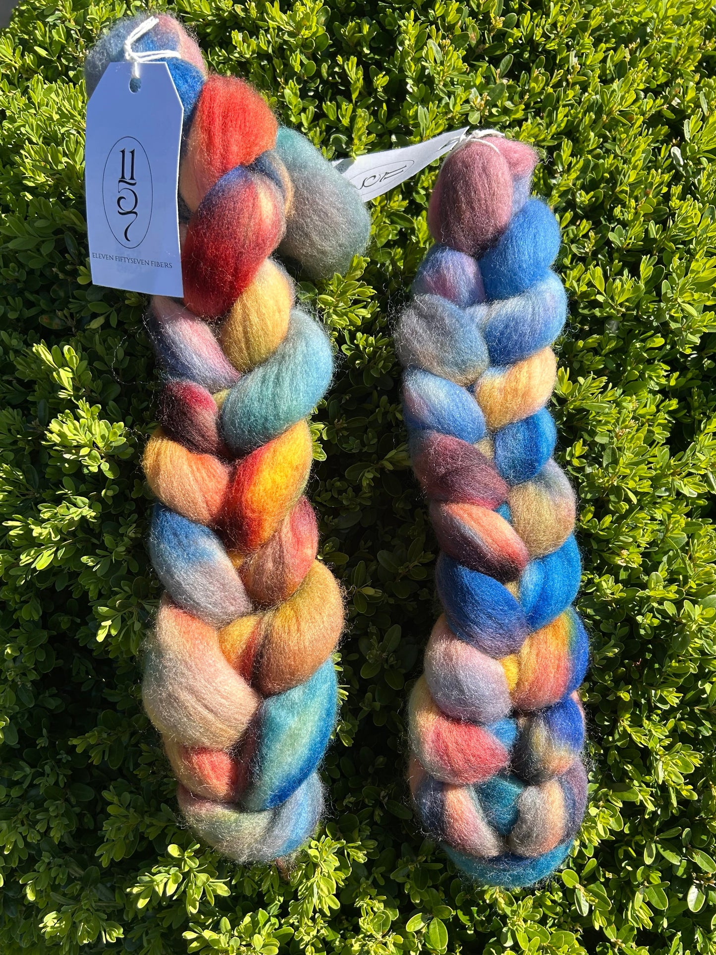 Hand Dyed Merino Wool Roving for Spinning, Felting (50-100g) | Ironsides