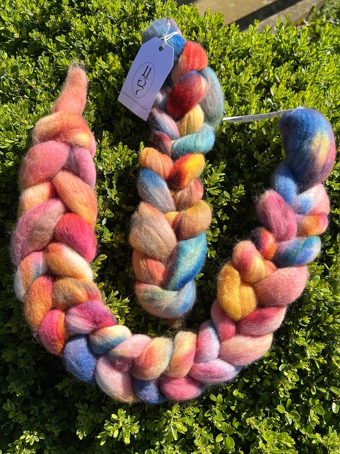 Hand Dyed Merino Wool Roving for Spinning, Felting (50-100g) | Ironsides