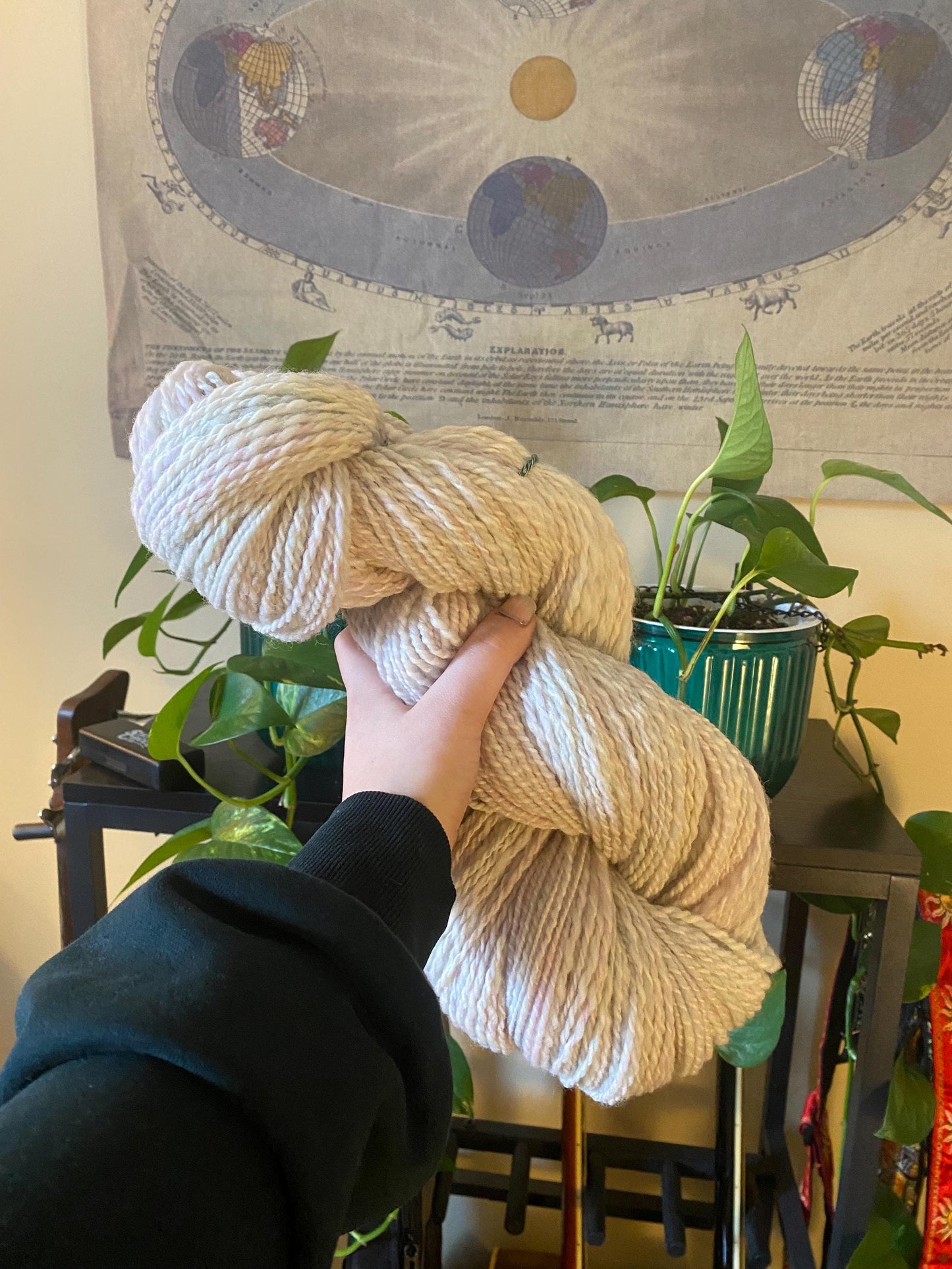 Hand Spun Yarn | Daisy Chains |  100g Hank